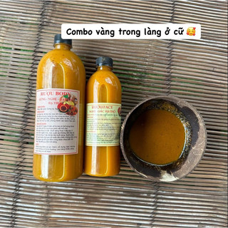 Cốt rượu nghệ gừng hạt gấc hạ thổ nhà làm