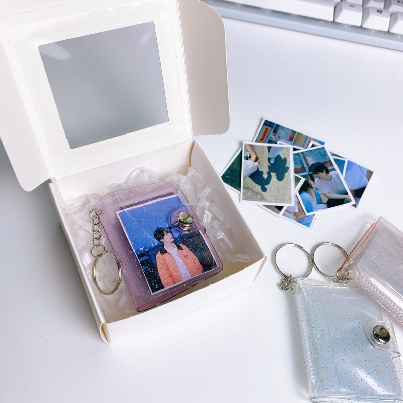 Móc khoá album ảnh mini 2 inch album móc khóa in hình ảnh mini theo yêu cầu làm quà handmade - MKA4
