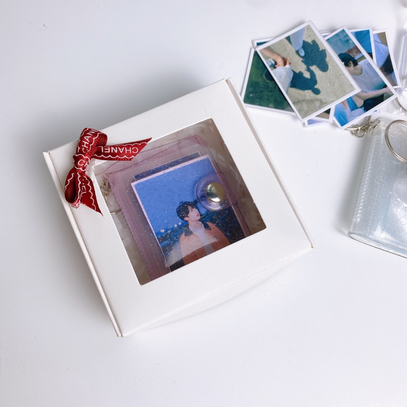 Móc khoá album ảnh mini 2 inch album móc khóa in hình ảnh mini theo yêu cầu làm quà handmade - MKA4