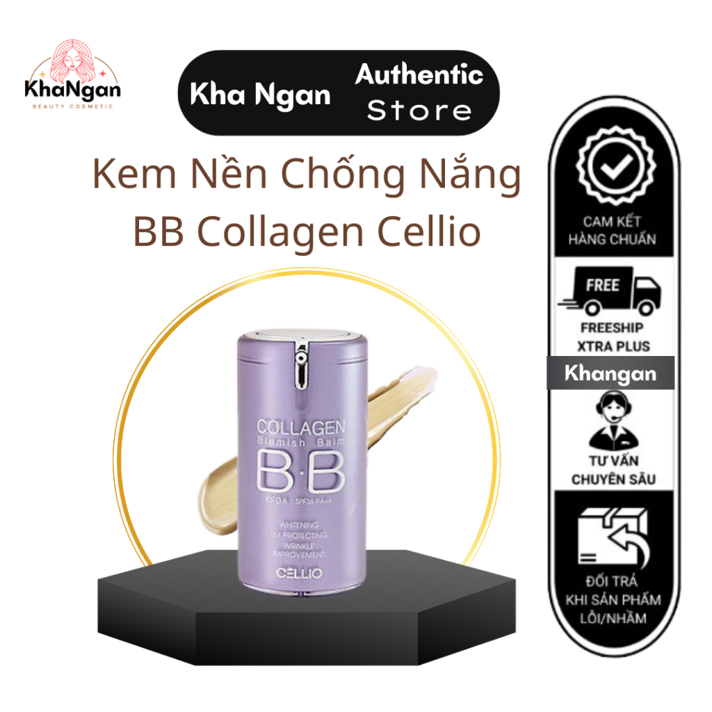 Kem nền BB Collagen Cellio