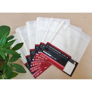 Tập túi sơ mi lỗ plus,túi 11 lỗ nhật bản