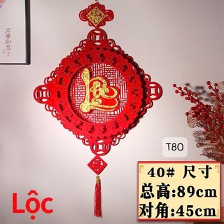 Mẫu treo nỉ trang trí tết năm mới tiếng việt