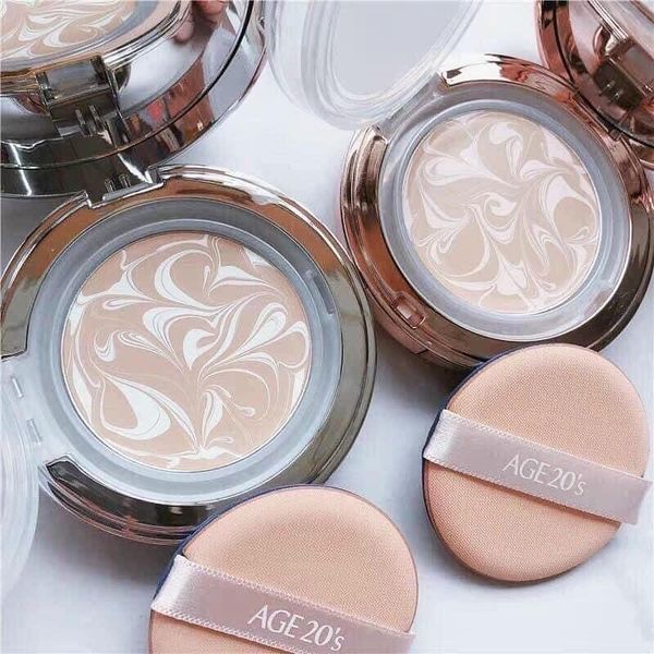Phấn Nền Lạnh Kim Cương AGE20's Essence Cover Pact DIAMOND White SPF 50+/PA +++ 12.5g