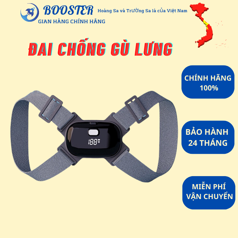 Đai Chống Gù Lưng cho trẻ em Rung Cảm Biến Điện Tử Thông Minh Nhật Bản loại cao cấp-KHANHLY