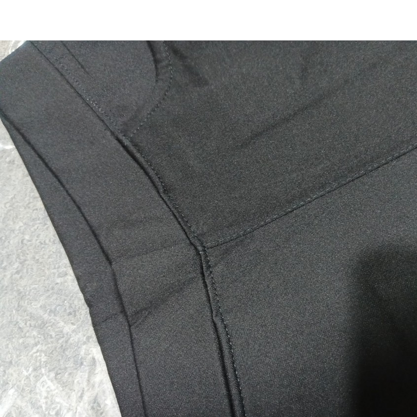 Quần Legging nữ dài 4 túi cạp cao vải Umì hàn dày cao cấp mềm màu đen kiểu Quần ôm dáng lưng cao mặc đi học đi công sở