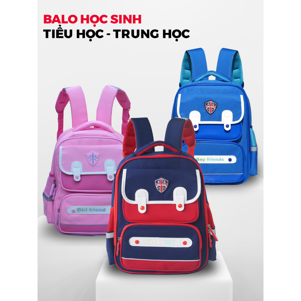 Balo học sinh, balo cho bé mẫu giáo, balo tiểu học balo cấp 1 balo lớp mầm CHILD 01 AVA BAGS