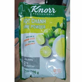 Bột chanh Knorr Lime Powder Knorr túi nhỏ 100g test món,test vị