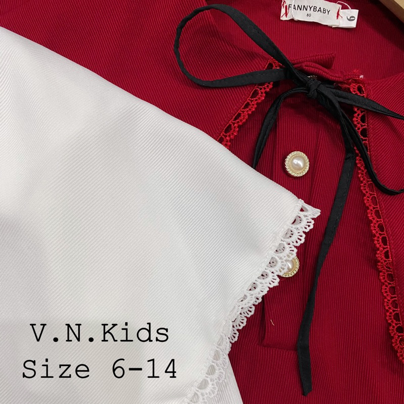 Set váy len bèo Tiểu Thư cho Bé size 18kg - 42kg