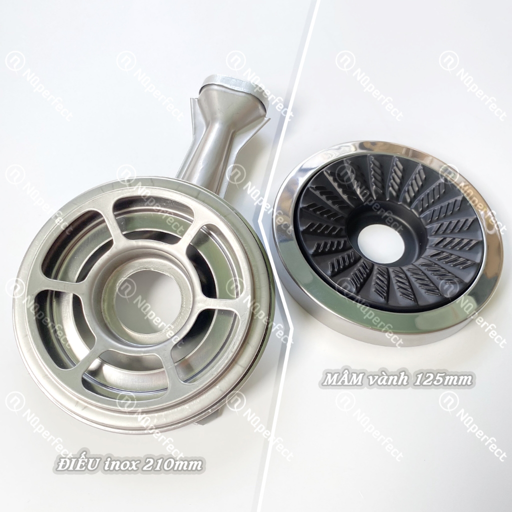 Họng Ống điếu/ Mâm chia lửa bếp ga dương Zenne KGC-11A, KGS-101VS, KGS-201S, KGS-207S, KGS-301A, KGS-401S, KTM-401SMB..
