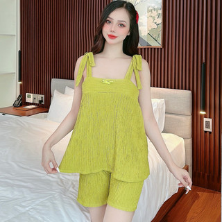 Đồ bộ nữ mặc nhà thun xốp co dãn cánh tiên form 40-55kg