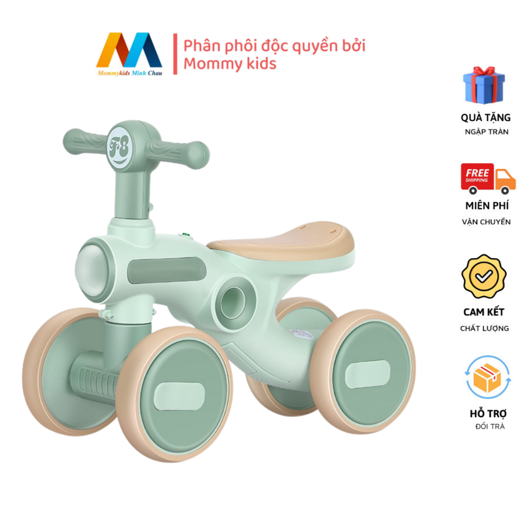 XE CHÒI CHÂN CHỐNG SỐC CHO BÉ CÓ ĐÈN VÀ NHẠC DÀNH CHO TRẺ TỪ 1-3 TUỔI