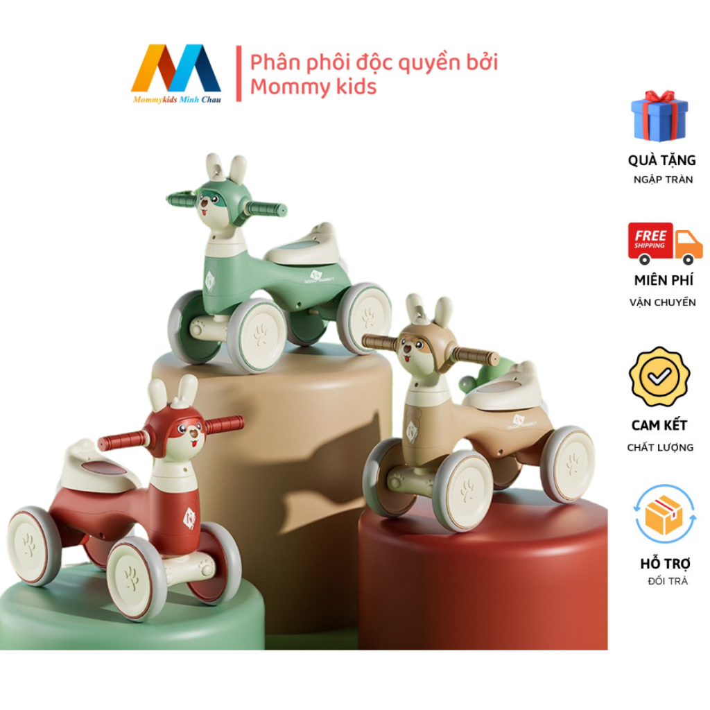XE CHÒI CHÂN CHO BÉ  CÓ ĐÈN VÀ NHẠC TRỌNG TẢI 70KG MẪU MỚI 2023 CÓ CÁNH QUẠT PHÍA TRƯỚC MODEL 618