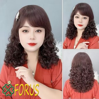 Tóc giả trung niên nữ 2026 😍FREESHIP😍 tặng lưới chụp tóc trung niên tóc giả xoăn nhiều, bộ tóc giả nữ trung niên Sỉ 130k