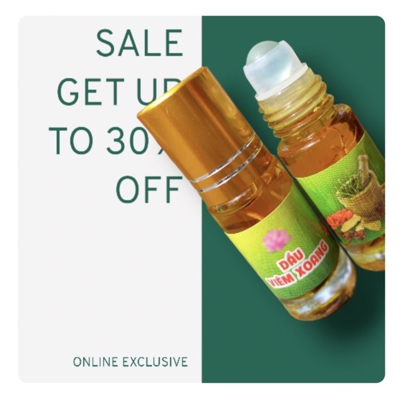 Dầu viêm xoang bi lăn 5ml..[dầu có rễ cây thuốc]