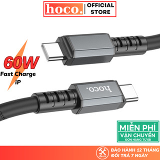 Dây sạc nhanh TypeC Hoco sạc nhanh 60W cáp Silicon TPE dùng cho các dòng máy Android samsung xiaomi