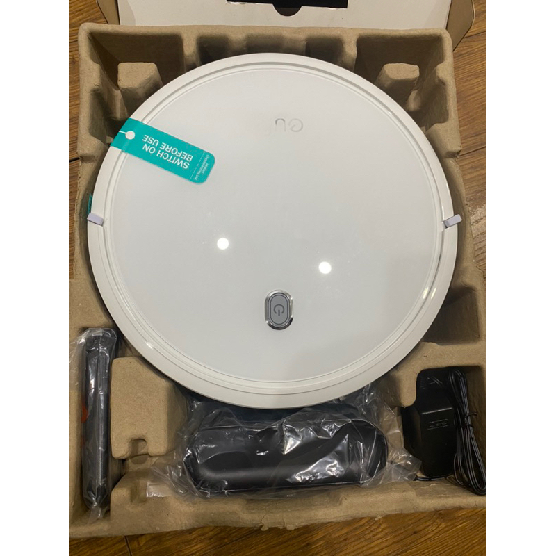 Eufy 11S T2108 - Robot Hút Bụi Đen, Kích Thước 325x72mm, Dung Lượng 0.6L