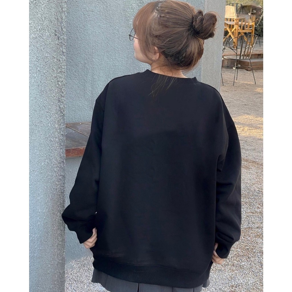 Áo Sweater adlv Unisex nam nữ basic chính hãng form UNISEX rộng rãi chất nỉ bông dày dặn -TD180