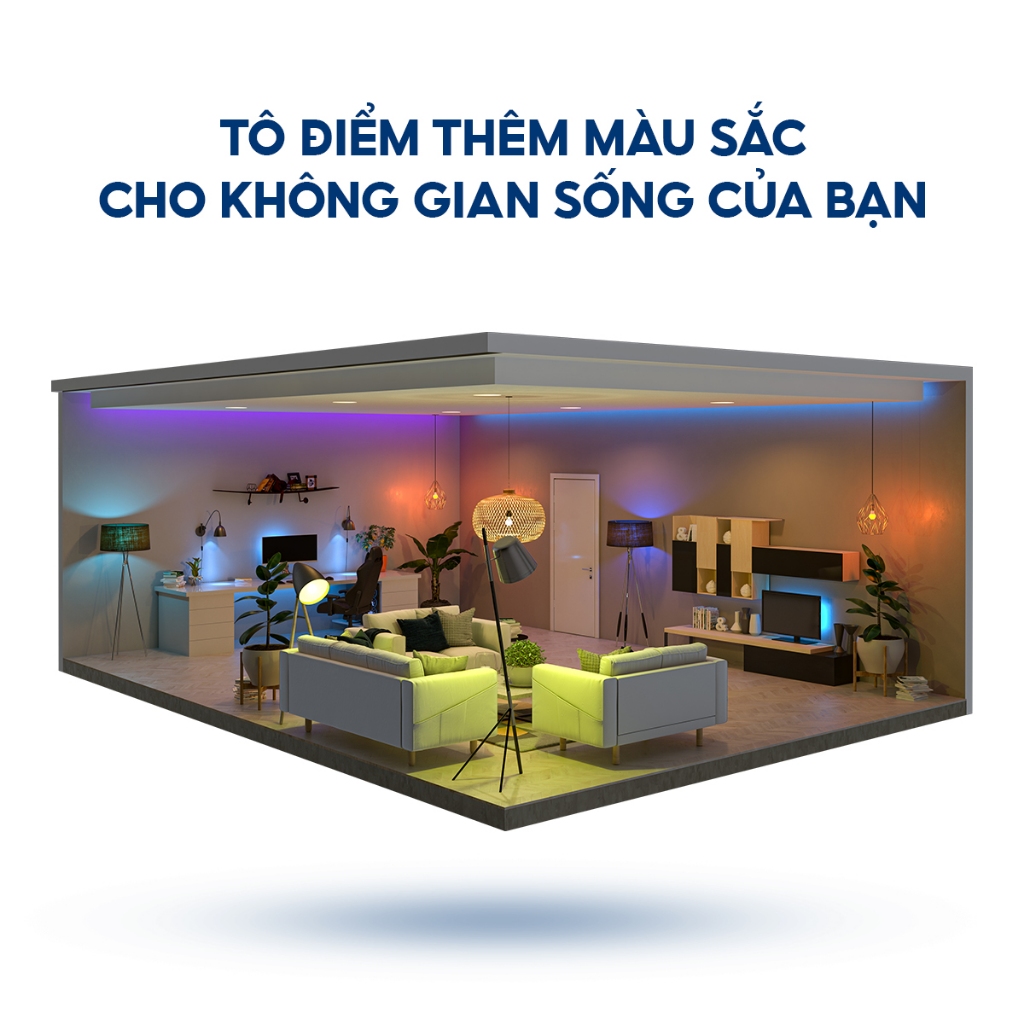 Cuộn dây LED NEON trang trí 5m-12v, uốn chữ quáng cáo, chiếu hắt trần thạch cao vỏ nhựa silicon dẻo chống nước cao cấp