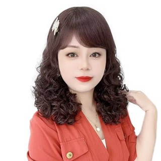 Tóc giả trung niên xoăn nhiều 2026 💖FREESHIP💖 tặng lưới chụp tóc giả nữ trung niên, bộ tóc giả cả đầu nữ, tóc giả nữ