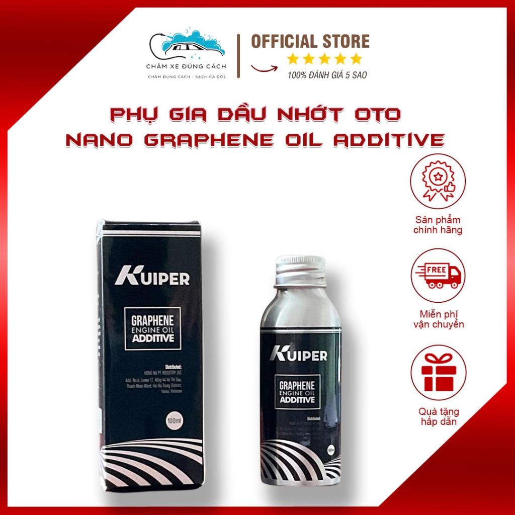 Phụ Gia Dầu Nhớt Nano Graphene Oil Additive Kuiper Giúp Động Cơ Tiết Kiệm Nhiên Liệu