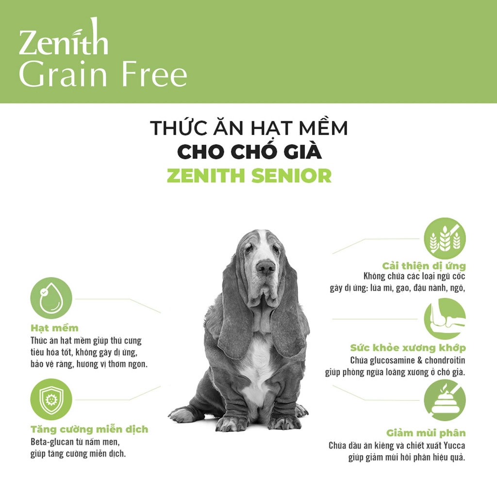 Hạt Mềm Zenith Cho Chó - Túi 300gr / 500gr | Đủ Vị