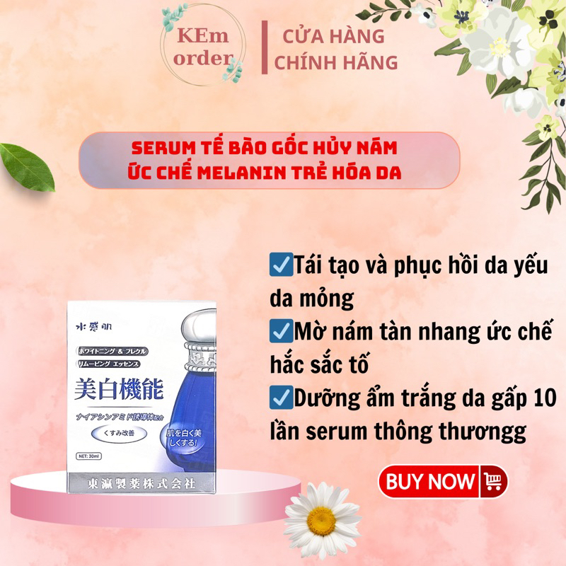 Serum Tế Bào Gốc Giảm Nám Tàn Nhang SuiKanHaDa Nhật Bản- Trắng Da Căng Bóng 30ml