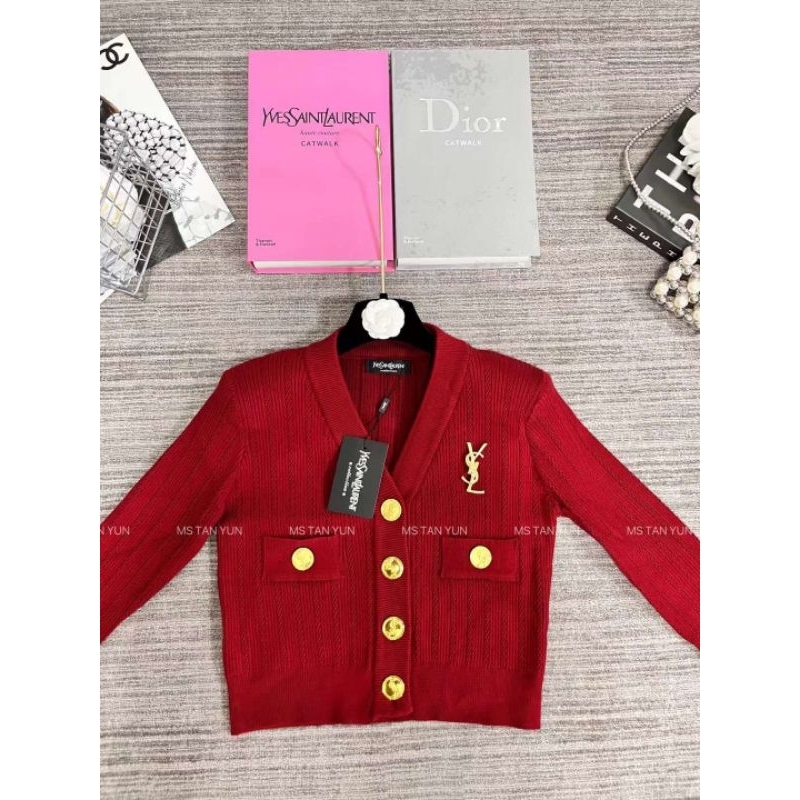 Áo len khuy đồng kèm tag hàng QC L1