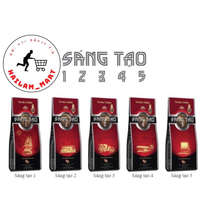 CÀ PHÊ TRUNG NGUYÊN SÁNG TẠO 1-2-3-4-5