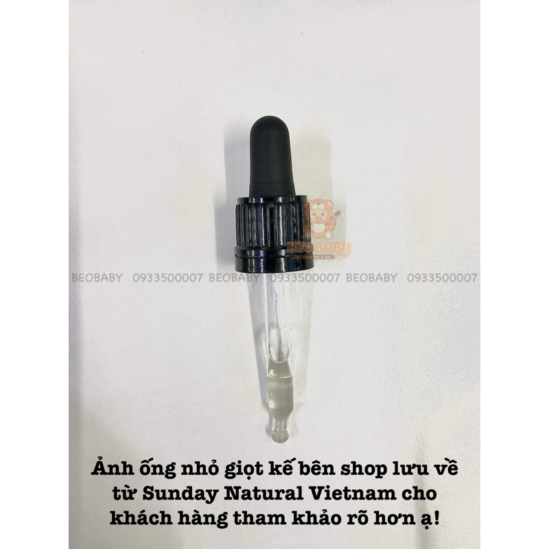 Vitamin D3+K2 MK7 Sunday Natural Dạng Giọt 20ml - Đức, Tăng Khả Năng Hấp Thu Canxi, Chống Còi Xương