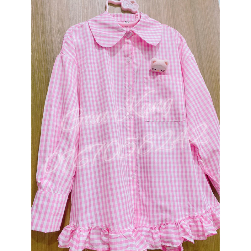 ÁO SỌC CA RÔ HỒNG