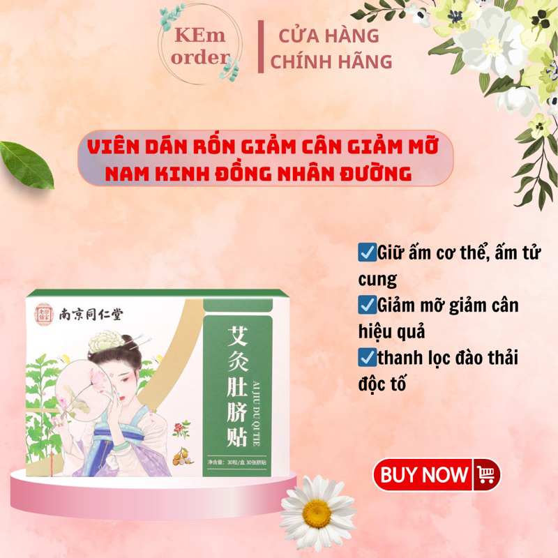 VIÊN ĐẶT RỐN GIẢM MỠ BỤNG đồng nhân đường