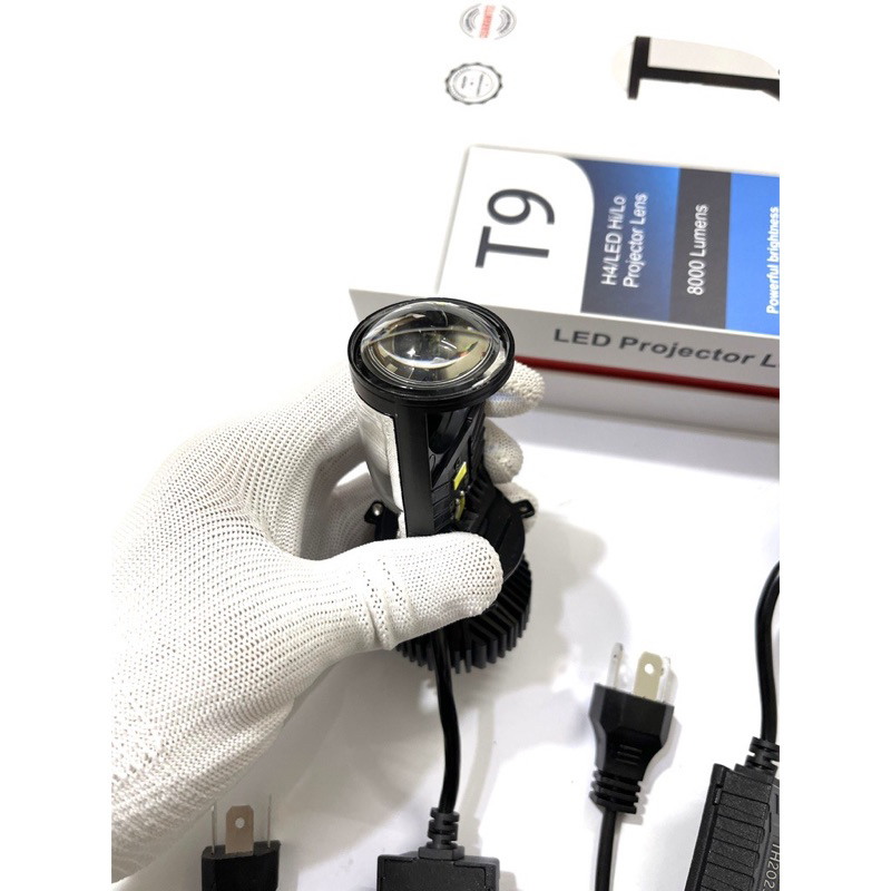 Led bi cầu t9 gắn xe máy oto