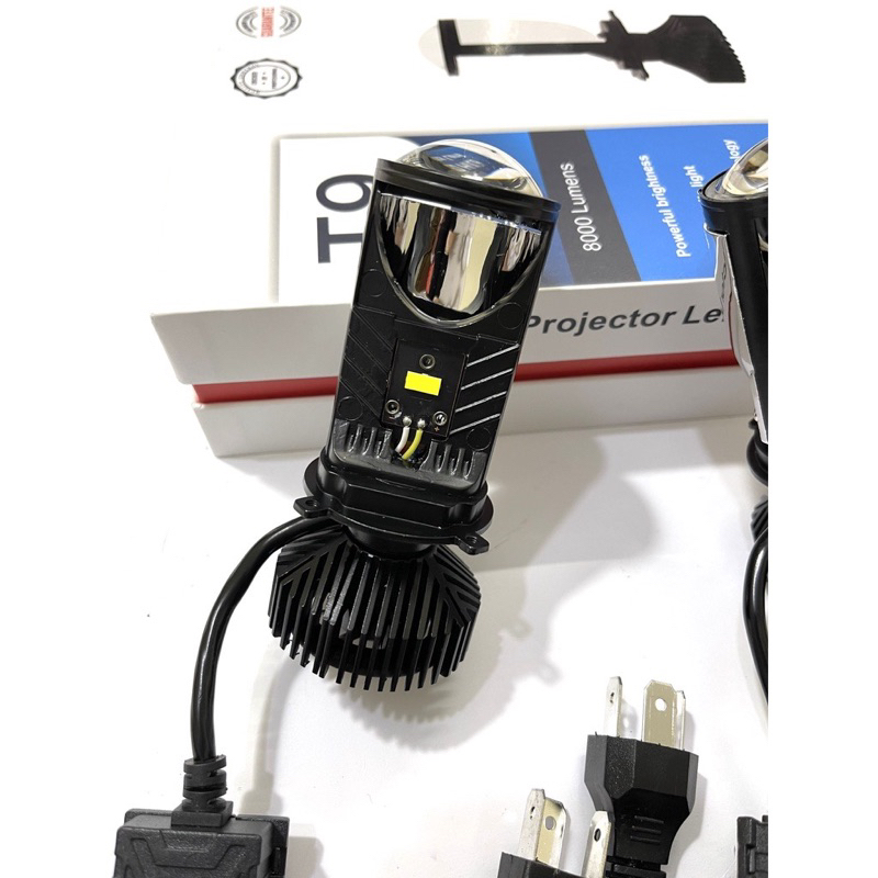 Led bi cầu t9 gắn xe máy oto