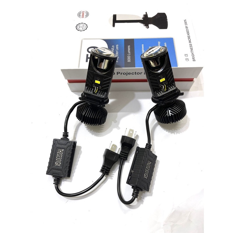 Led bi cầu t9 gắn xe máy oto