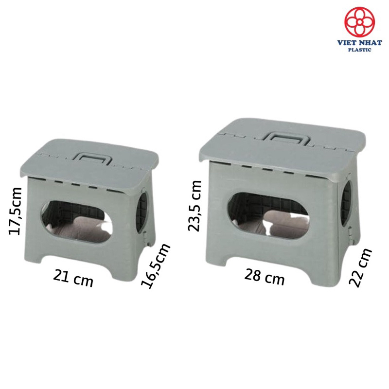 Ghế nhựa gấp gọn, Ghế đẩu gấp gọn cho bé chính hãng Việt Nhật