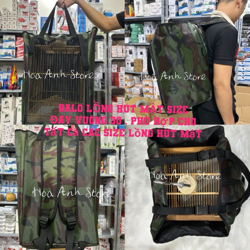 BALO ĐEO LỒNG CHIM HÚT MẬT , CHÀO MÀO , KHUYÊN - PHỤ KIỆN CAO CẤP