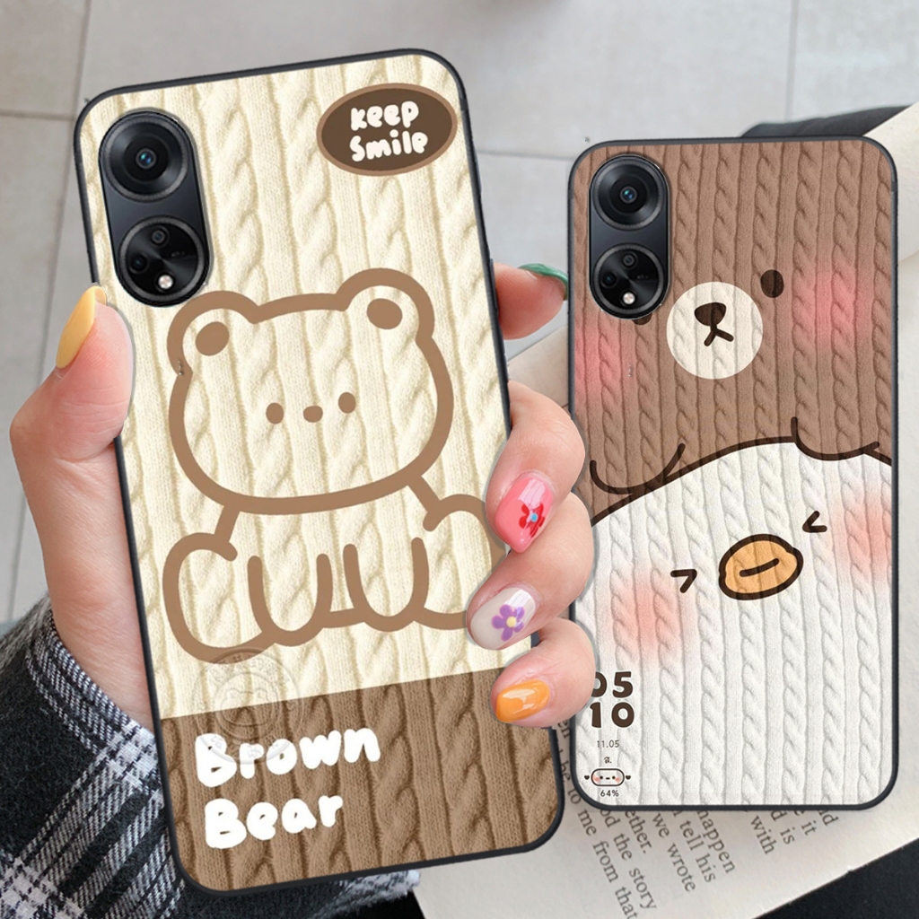 Ốp Lưng OPPO A38 / A58 Ốp Lưng In Hình BEAR CUTE