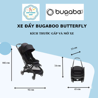 Xe đẩy du lịch gấp gọn Bugaboo Butterfly phiên bản mới nhất