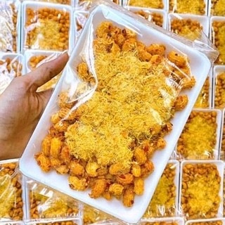 Nui sấy giòn bơ cay chà bông thơm đậm vị