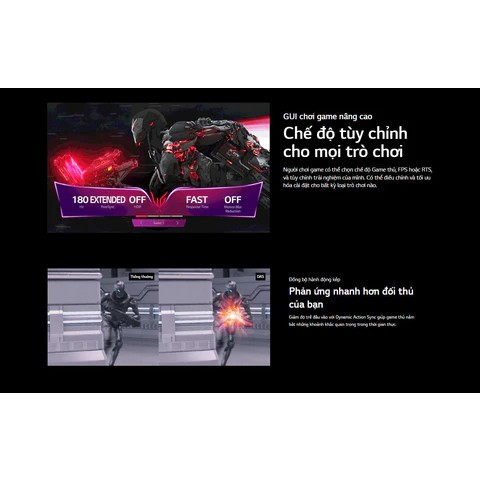 Màn Hình Máy Tính LG UltraGear™ 27'' Nano IPS 2K 165Hz 1ms  NVIDIA® G-SYNC® Compatible DisplayHDR™ 400