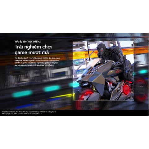 Màn Hình Máy Tính LG UltraGear™ 27'' Nano IPS 2K 165Hz 1ms  NVIDIA® G-SYNC® Compatible DisplayHDR™ 400