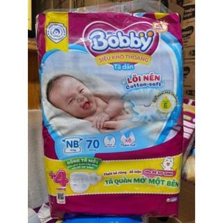 [TẶNG KÈM]Tả dán Sơ Sinh Bobby XS 70,S56, S80 miếng đủ size cho bé