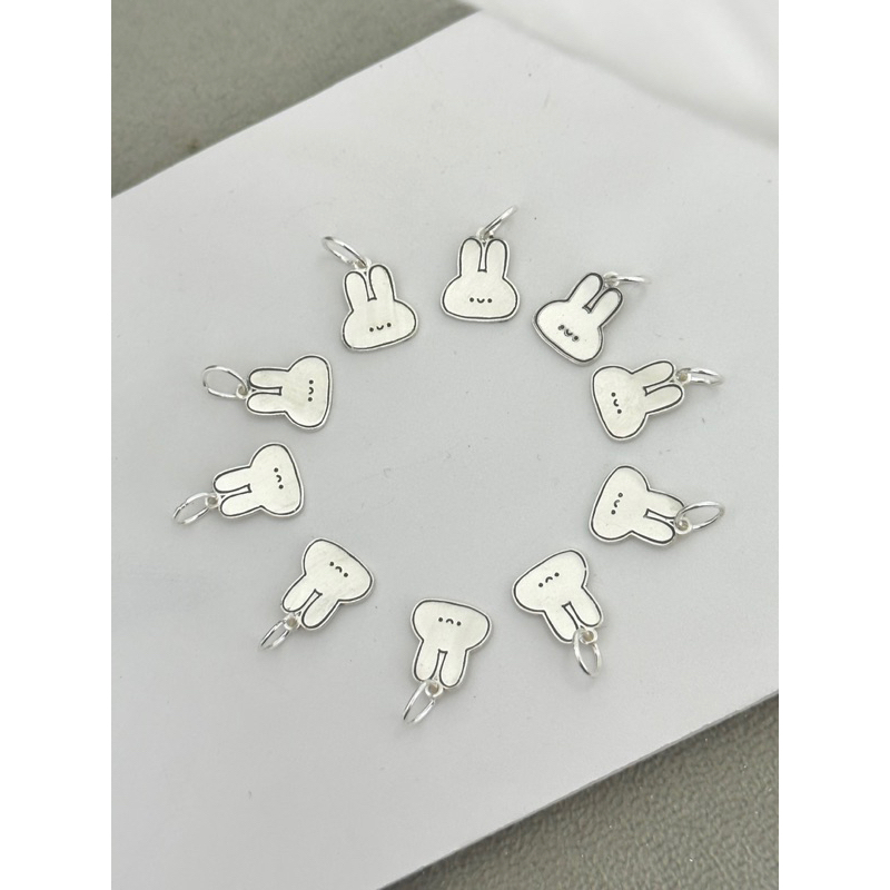Hình treo ngộ nghĩnh mặt dây bạc charm treo bạc
