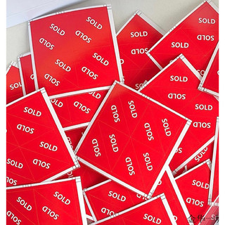 Set 5 Tấm Sticker SOLD ( 40 miếng )