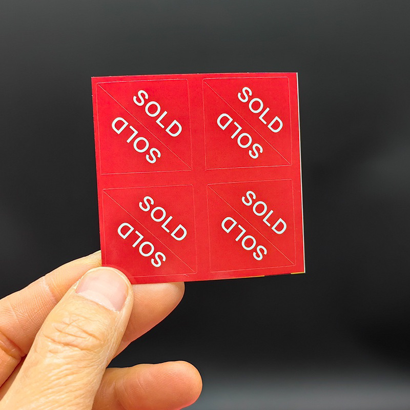 Set 5 Tấm Sticker SOLD ( 40 miếng )