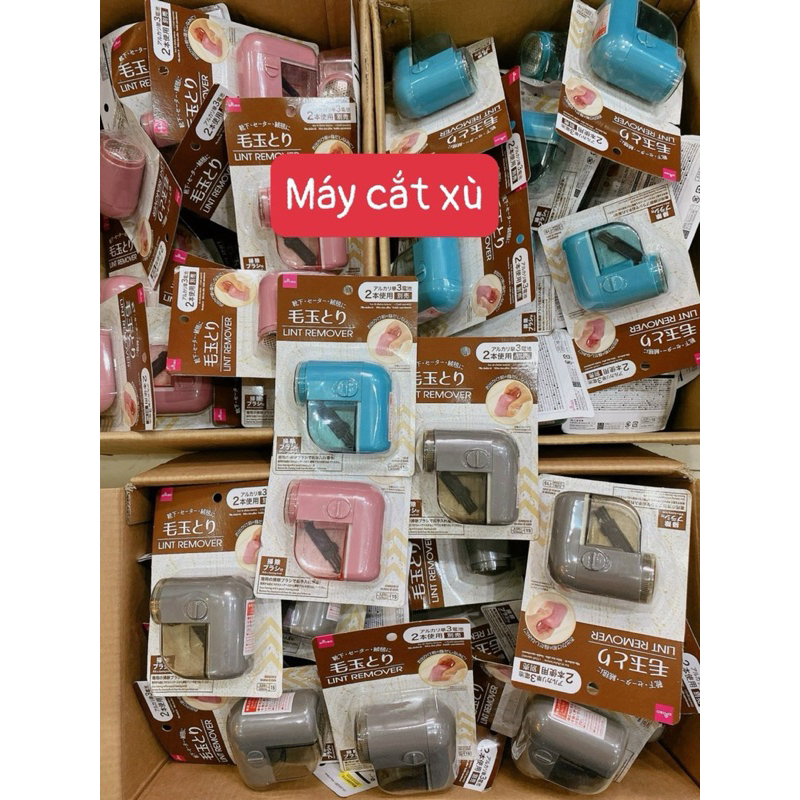 Máy Cắt Lông Xù Daiso Nhật Bản Siêu Sắc Bén, Máy Cắt Xù Mini Nhỏ Gọn Tiện Lợi