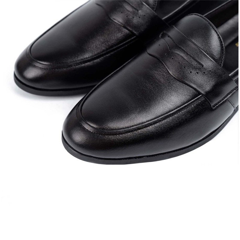 Giày lười nam đẹp FOR da bò với thiết kế cao cấp, chất liệu đế cao su siêu êm,lên dáng cực chuẩn tăng chiều cao DPLF02