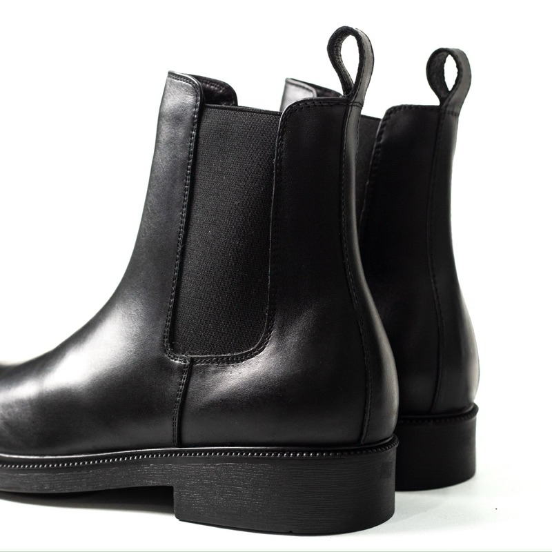 Giày Chelsea Boot FOR cao cấp da bò nguyên tấm nhập khẩu, đế cao su đúc nguyên khối chắc bền CBF02