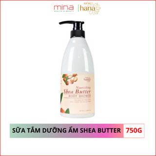 Sữa Tắm Bơ Sữa Hạt Mỡ Dưỡng Ẩm RIORI Nourishing Shea Butter Body Shower 750g Dưỡng da trắng sáng mềm mịn săn chắc