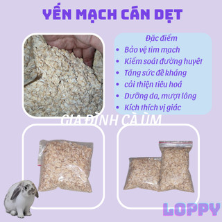 Yến mạch cán dẹt cho thỏ/bọ/sóc/hamster